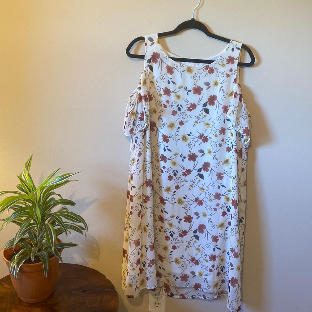 Cold Shoulder Fall Dress